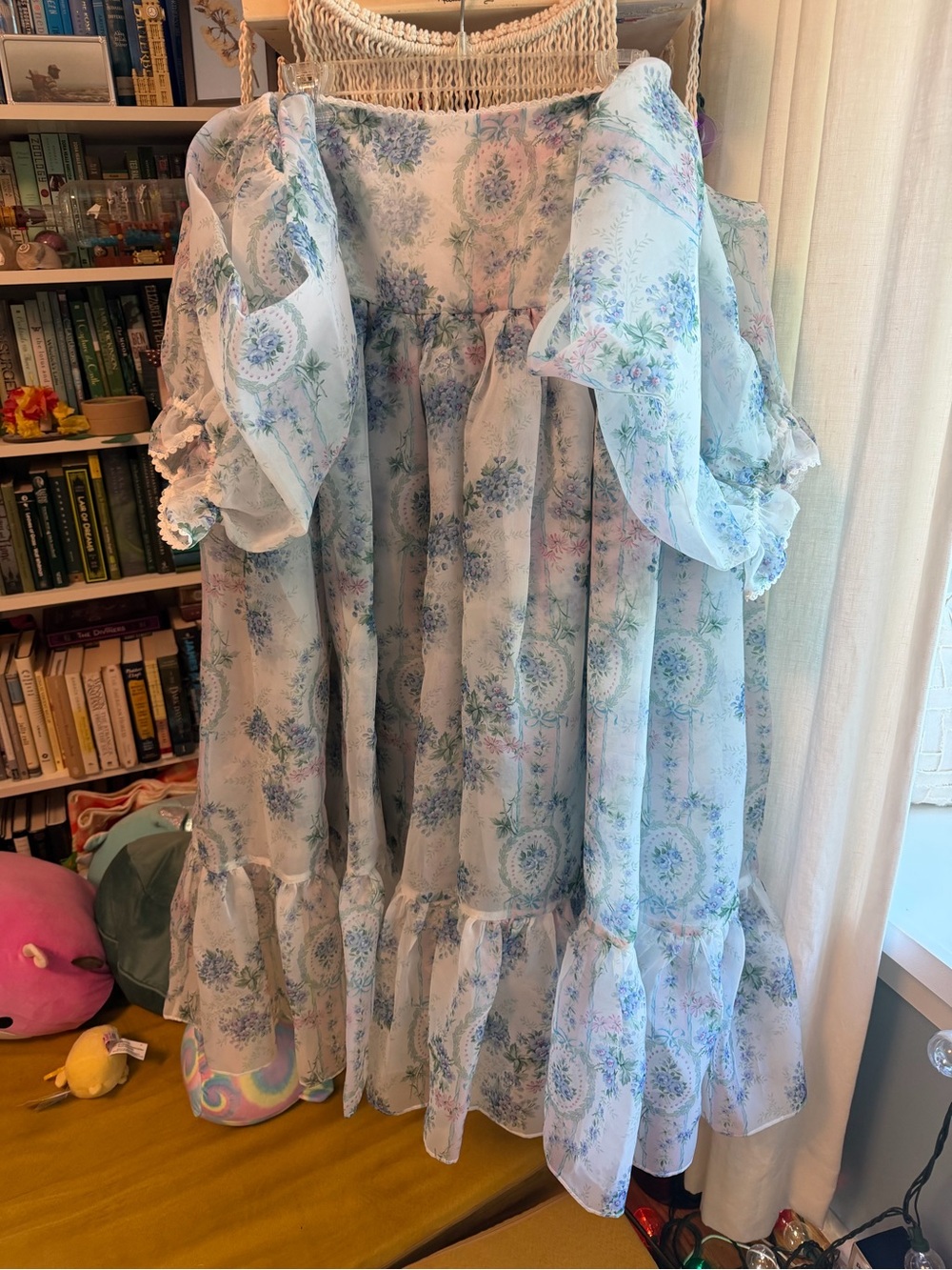 Selkie toile print dress